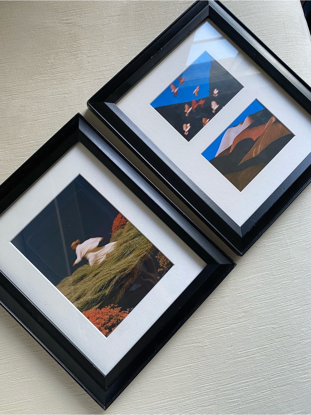 Black Framed Dual Art Print Set - Home Art